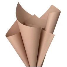 Плівка пакувальна "Unison" /j00334 -30/ матова в листах 57*57см, бежева (20арк)