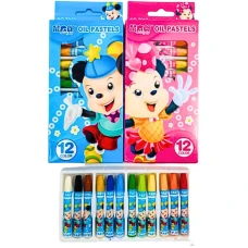 Пастель олійна 12 кол. /T912-12/ дитяча (1/36)