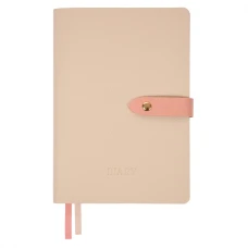 Щоденник А5 недат "Leo Planner" /252702/ "Secret", м'який, бежевий, 320стор. (1/20)