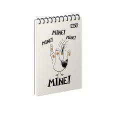 Блокнот А6/80 спіраль "YES" /152475/ "Mine! Mine! Mine!" (1/210)