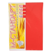 Папір кольоровий "М-Стандарт" A4 інт. (80г) Цегляна /ZR09/ (100арк)