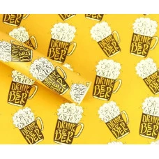 Папір пакувальний офсет "Unison" /PCZ10070-10-612/ drink beer  0,7*1м, 10арк.