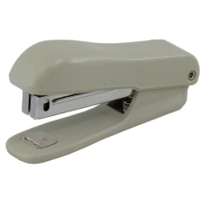 Степлер "BuroMAX" № 10, 10арк. /BM.4102-09/ JOBMAX, 90x39x24мм, сірий, пластиковий круглий (1/12/300)