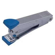 Степлер "BuroMAX" № 10, 12арк. /BM.4152-02/ 94x42x21мм, синій, металевий (1/12/288)