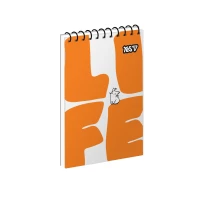 Блокнот А7/80 спіраль "YES" /152542/ "Life" (1/336)