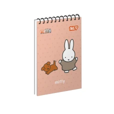 Блокнот А7/80 спіраль "YES" /152511/ "Miffy: Sweet Friend" (1/336)