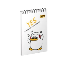Блокнот А7/80 спіраль "YES" /152528/ "Yes, I Can" (1/336)