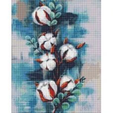 Алмазна мозаїка "Ідейка" /AMO7433/ "Бавовна" 40*50см