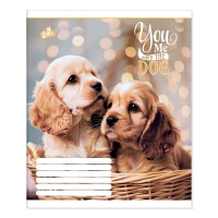 Зошит уч. "Бріск" 12арк.# /ТВ-107/ №2710 Хвостатi друзi (25/500)
