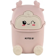 Настільний контейнер для сміття "Kite" /K24-009-5/ рожевий, 16х21 см (1/12)