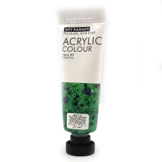 АКРИЛ "Art rangers" /GFP118/ Glitter Green 75мл, пл. туба (1/6)