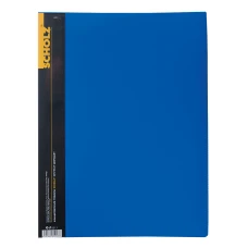 Папка з файлами А4, 20 "SCHOLZ" /06501/ синя (1/12/72) Папка з файлами А4, 20 "SCHOLZ" /06501/ синя (1/12/72)