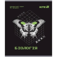 Зошит уч. "Kite" 48арк.# /K25-240-7/ ПРЕДМЕТКА гібр лак+УФ, Tehno, біологія (10/200)