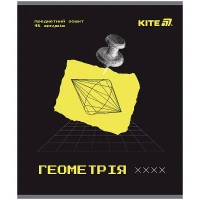 Зошит уч. "Kite" 48арк.# /K25-240-1/ ПРЕДМЕТКА гібр лак+УФ, Tehno, геометрія (10/200)