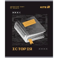 Зошит уч. "Kite" 48арк.# /K25-240-4/ ПРЕДМЕТКА гібр лак+УФ, Tehno, історія (10/200)