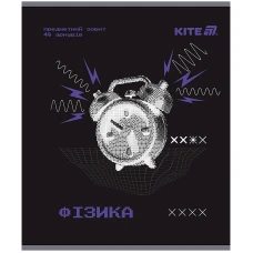 Зошит уч. "Kite" 48арк.# /K25-240-2/ ПРЕДМЕТКА гібр лак+УФ, Tehno, фізика (10/200)