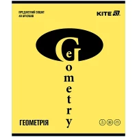 Тетрадь уч. "Kite" 48л.# /K25-240-11/ ПРЕДМЕТКА софт тач+УФ, Bright, геометрия (10/200)