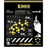 Зошит уч. "Kite" 48арк.# /K25-240-26/ ПРЕДМЕТКА софт тач+УФ, Cyber, хімія (10/200)