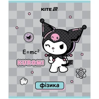 Зошит уч. "Kite" 48арк.# /HK25-240-2/ ПРЕДМЕТКА софт тач+УФ, Kuromi Куромі, фізика (10/200)