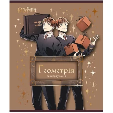 Зошит уч. "Kite" 48арк.# /HP25-240-1/ ПРЕДМЕТКА фольга+УФ, Harry Potter, геометрія (10/200)