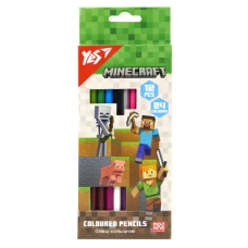 Олівці кольорові "Yes" 24 кол. /12шт /290763/ "Minecraft" (1/12/240)