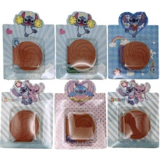 Блокнот 55арк. /1709/ міні, обкл.силікон "Печиво-Стіч" блістер мікс (1/36)