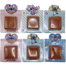 Блокнот 55арк. /1707/ міні, обкл.силікон "Шоколад-Стіч" блістер мікс (1/36)
