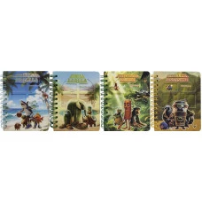 Блокнот 11*9см/80арк. /XQ-88608/ на спіралі "Меми Italian Brainrot" , мікс (1/24)