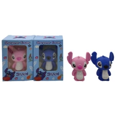 Точилка /8911/ "Стіч" 4.5см + гумка 2в1 , мікс (24)