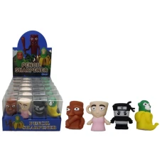 Точилка /1227-М/ силіконова "Меми Italian Brainrot", мікс (24)