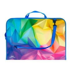 Портфель пластиковий А3 "MAXI" /MX30003-03/ "Boho" на блискавці з ручкою (1/20)