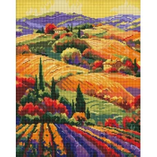 Алмазна мозаїка "Ідейка" /AMO8074/ "Барвистий краєвид" 40*50см