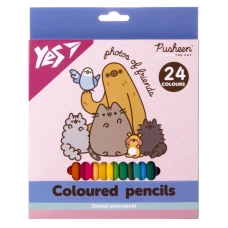 Олівці кольорові "Yes"  24 кол. /290771/ "Pusheen" (1/6/120)
