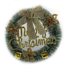 Вінок новорічний "JO" /6527-P1-133/ "Merry Christmas" D30см Вінок новорічний "JO" /6527-P1-133/ "Merry Christmas" D30см