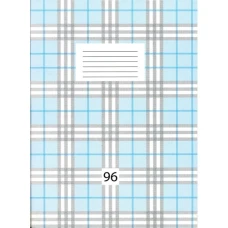 Зошит "Офорт" А4/96арк /КН4496К-С/ Книга канцелярська #, скоба, офсет (5/50)