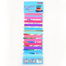 Закладки для книг "1В" /705838/ Атласна стрічка 12шт (дівч)  (1/10/720/900)