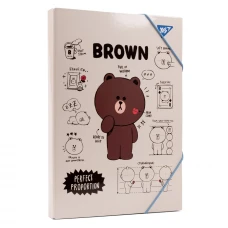 Папка для праці картон на гумці А4 "Yes" /500232/ "Line friends" (1/20) Папка для праці картон на гумці А4 "Yes" /500232/ "Line friends" (1/20)