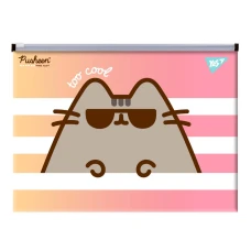 Папка-конверт з бігунком B5 "YES" /492031/ "Pusheen" (12/120)