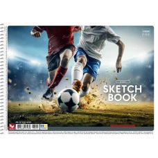 Альбом для малювання "Школярик" А4/30арк./PB-SC-030-8055/ спіраль, 120г/м2, УФ-лак (9/63)