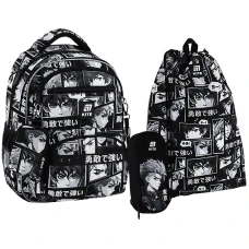 Набір "Kite" /SET_K25-773M-4/ рюкзак + пенал + сумка для взуття 773 Anime Boy (1/6)