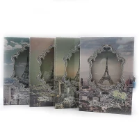 Блокнот 20,5*14см/50арк "JO" /DSCN2349/ "Paris" в короб. з замком  (1/60)