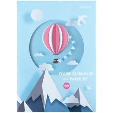 Набір паперу та картону A4 (7+7) "Kite" /K24-1256/ папка (1/20)
