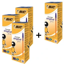 АКЦІЯ Ручка кулькова "BIC" Orange (уп.20шт)/1199110111/ синя 3+1 (1)