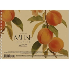 Альбом для малювання "MUSE" А4/30арк./PB-SC-030-346/ 150г/м2, крафт (6/36)