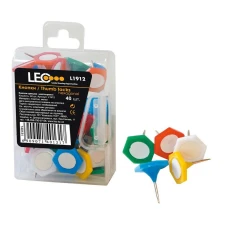 Кнопки "LEO" /140131/ L1912, 40 шт, д/дошки шестигранні (10/400)