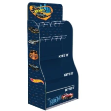 Дисплей для канцтоваров "Kite" /73676/ картонный Hot Wheels 2025, 168х63х35 см