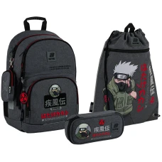 Набір "Kite" /SET_NR25-585M-1/ рюкзак + пенал + сумка для взуття 585 Naruto Shippuden (1/6)
