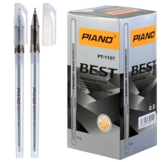 Ручка масляна "PIANO" PТ-1157 "Best" Чорна (50)