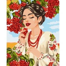 Картина за номерами "Ідейка" /KHO4575/ "Червона калина" 40*50см