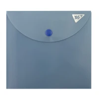 Папка-конверт на кнопці B6 "Yes" /492329/ "Fusion" синій (10/200)